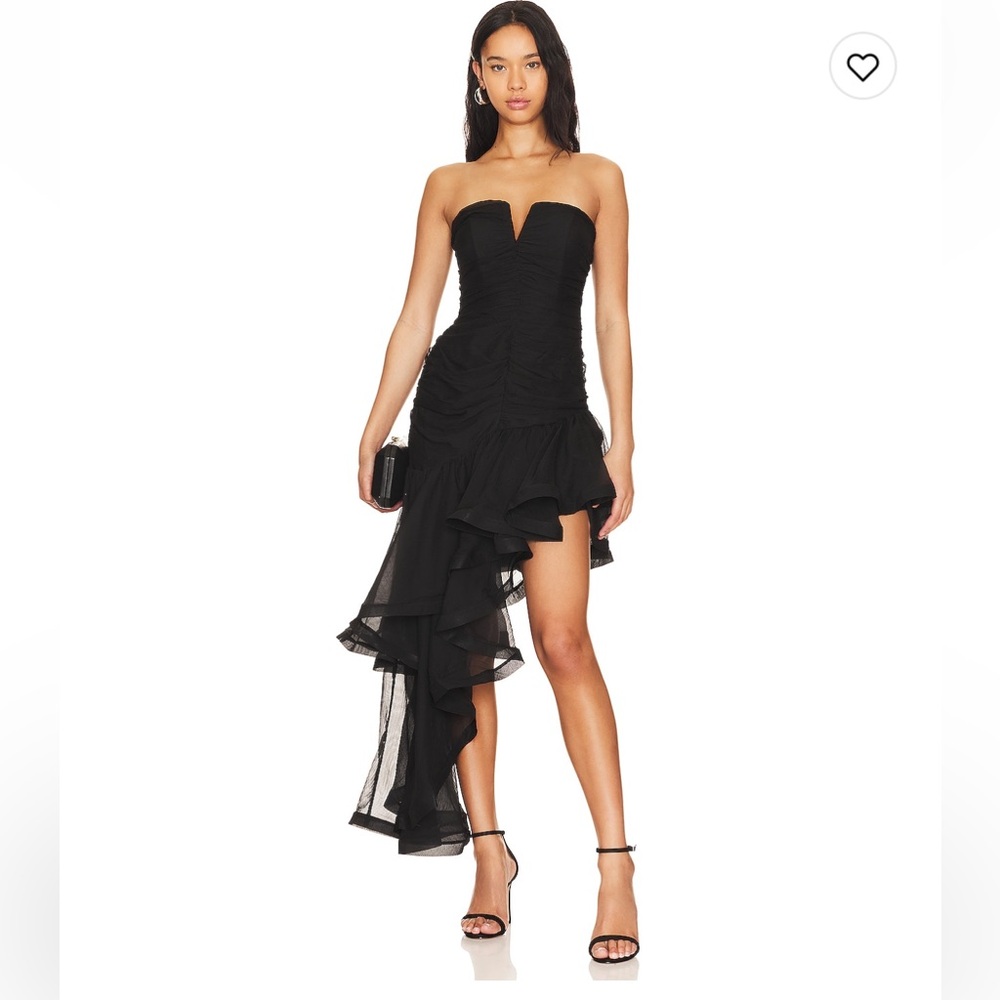 Gorgeous formal black high low dress. Worn once!  Like new. Perfect condition.